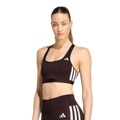 ADIDAS Optime Essentials Workout 3-Stripes Medium Support Women's Sports Bra - Supersports Thailand