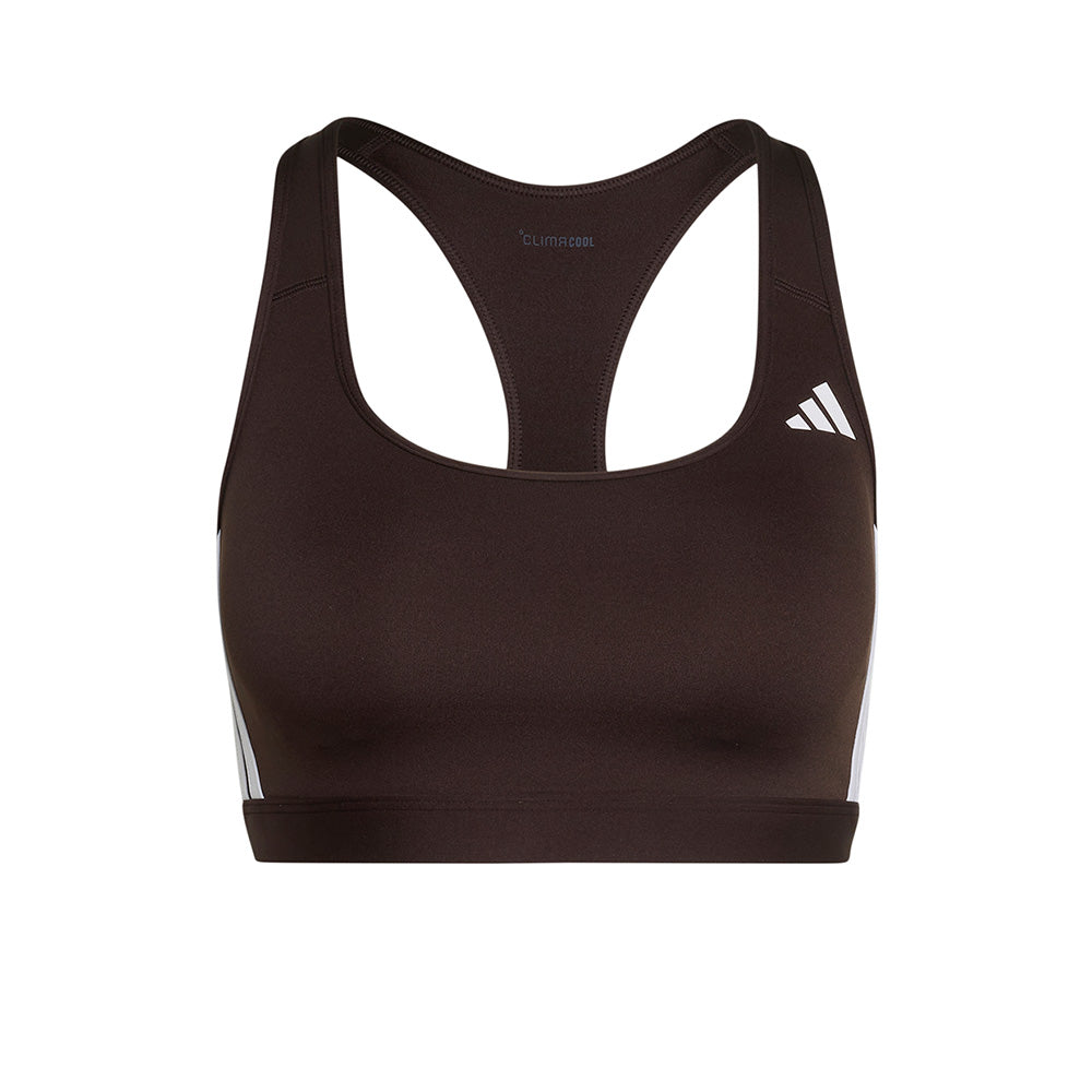 ADIDAS Optime Essentials Workout 3-Stripes Medium Support Women's Sports Bra - Supersports Thailand