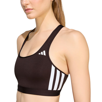 ADIDAS Optime Essentials Workout 3-Stripes Medium Support Women's Sports Bra - Supersports Thailand