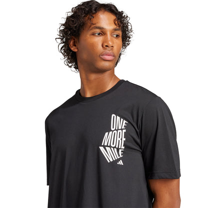 ADIDAS Running One More Mile Graphic เสื้อวิ่งผู้ชาย