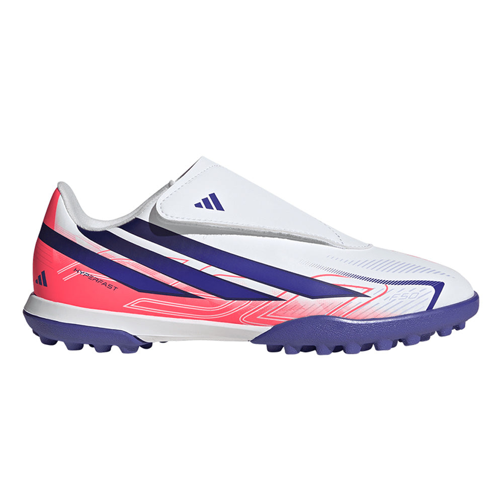 ADIDAS F50 Hyperfast Club Velcro TF Kids Football Shoes Supersports Thailand