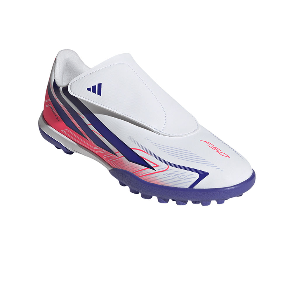 ADIDAS F50 Hyperfast Club Velcro TF Kids Football Shoes Supersports Thailand