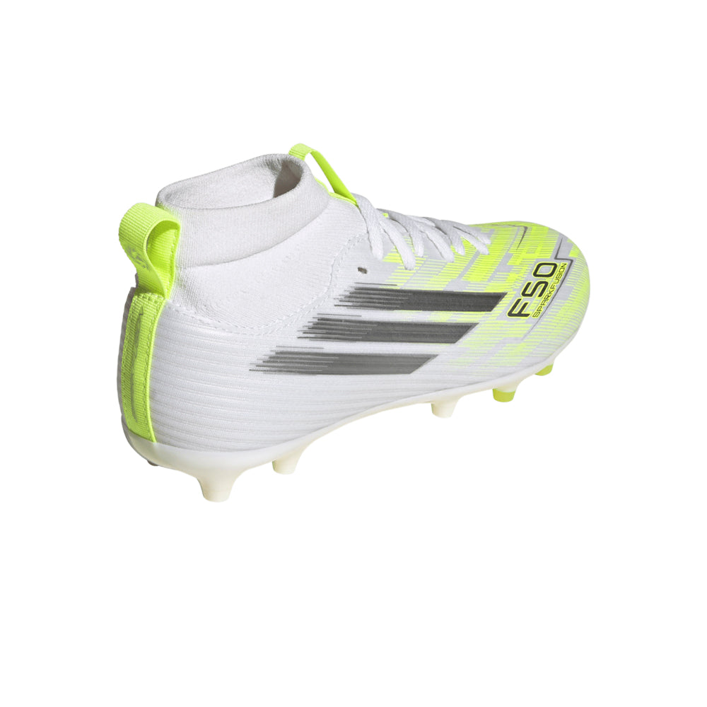 ADIDAS F50 Sparkfusion League Mid Cut FG/AG Kids Football Shoes - Supersports Thailand Supersports Thailand