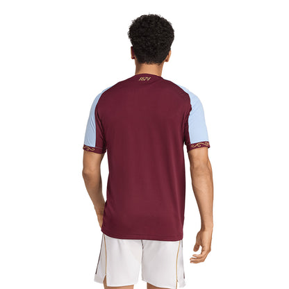 ADIDAS เสื้อแข่งผู้ชายทีมแอสตันวิลลา ชุดเหย้า เกรด Authentic ฤดูกาล 2025/26