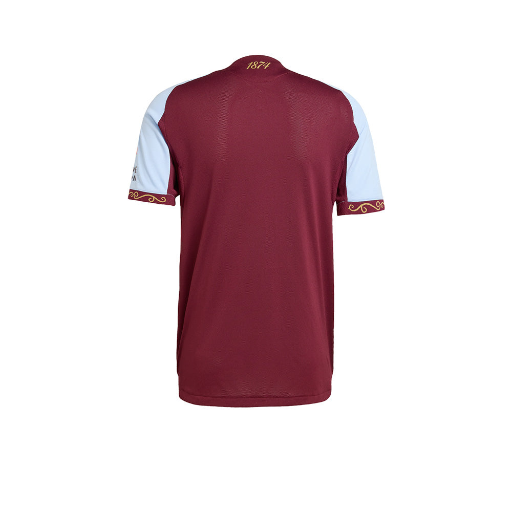 ADIDAS เสื้อแข่งผู้ชายทีมแอสตันวิลลา ชุดเหย้า เกรด Authentic ฤดูกาล 2025/26