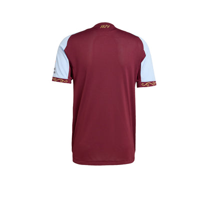 ADIDAS เสื้อแข่งผู้ชายทีมแอสตันวิลลา ชุดเหย้า เกรด Authentic ฤดูกาล 2025/26