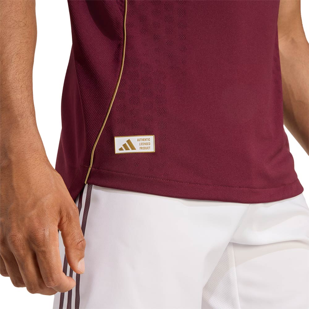 ADIDAS เสื้อแข่งผู้ชายทีมแอสตันวิลลา ชุดเหย้า เกรด Authentic ฤดูกาล 2025/26