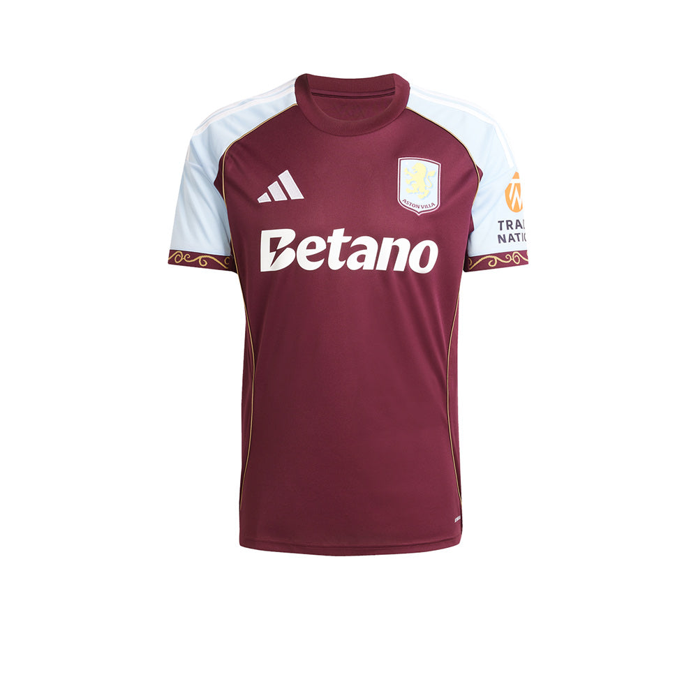 ADIDAS เสื้อแข่งผู้ชายทีมแอสตันวิลลา ชุดเหย้า ฤดูกาล 2025/26