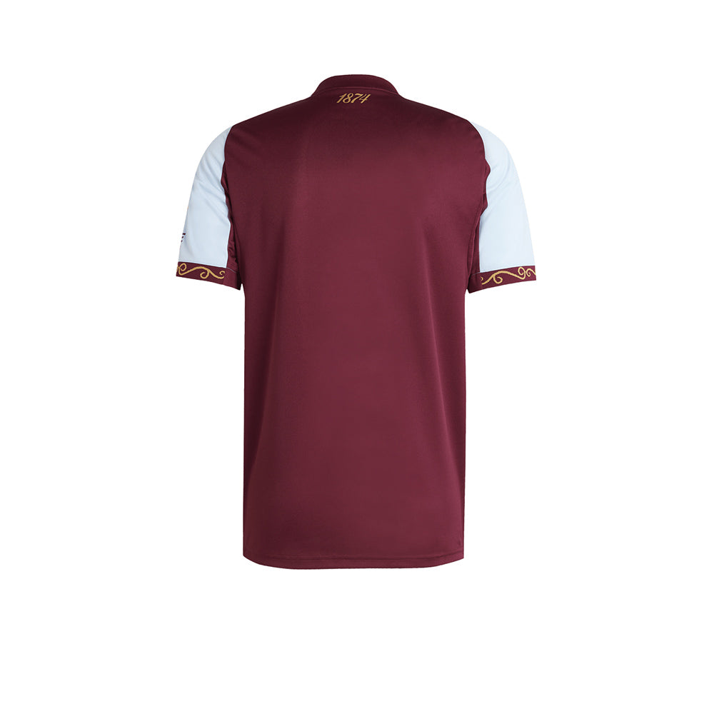 ADIDAS เสื้อแข่งผู้ชายทีมแอสตันวิลลา ชุดเหย้า ฤดูกาล 2025/26
