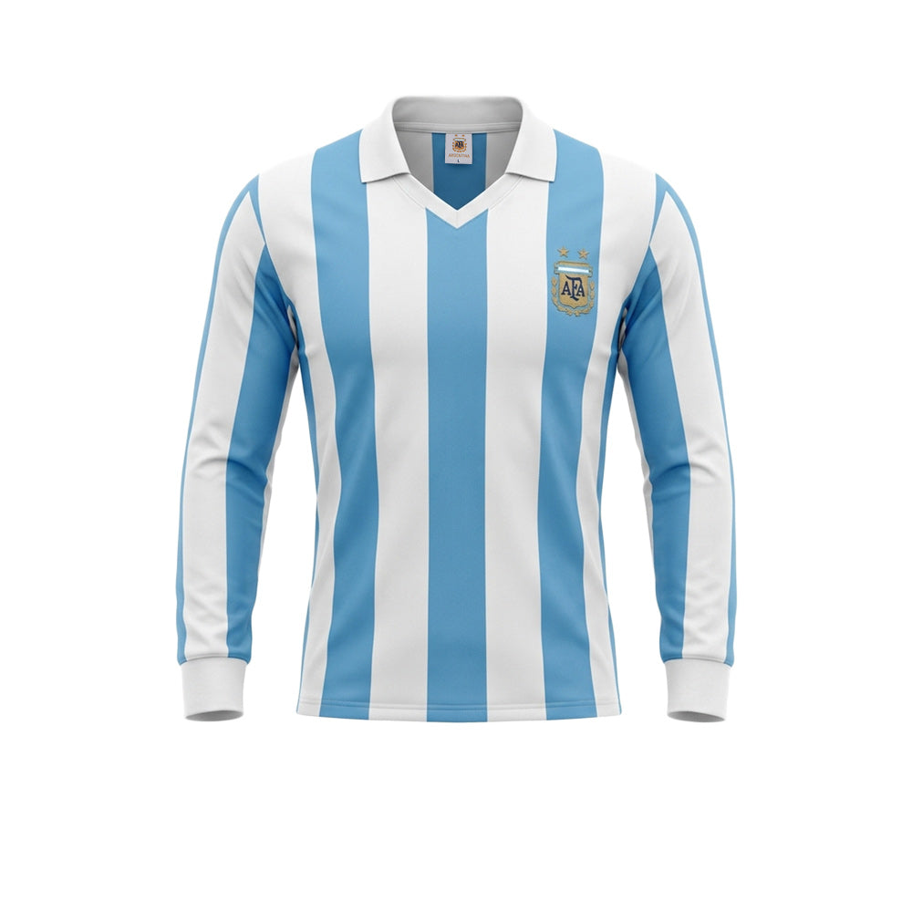 ALL STAR PARTNER AFA Argentina Messi 10 Long Sleeve เสื้อฟุตบอลผู้ชาย Supersports Thailand