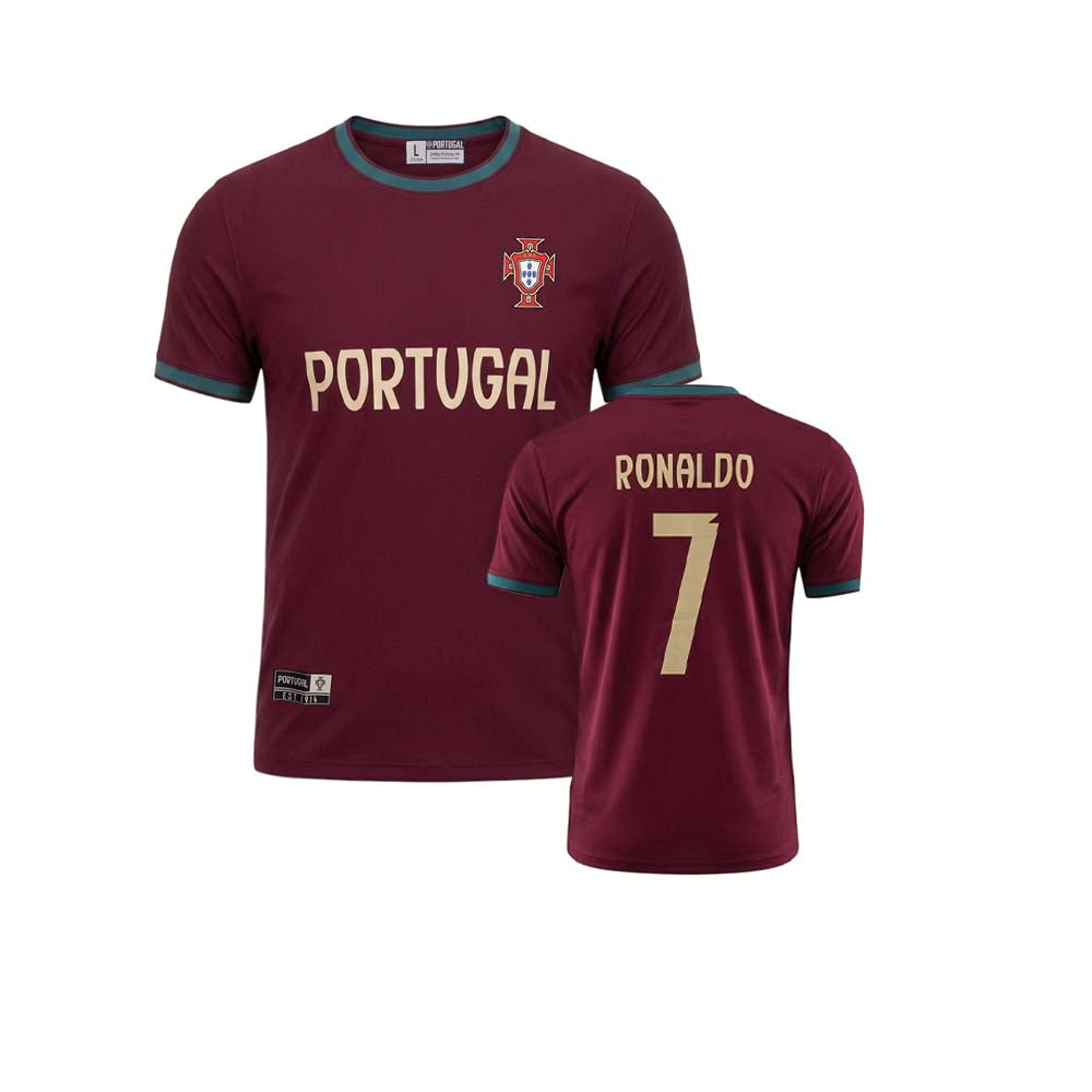 ALL STAR PARTNER Portugal FPF Cristiano Ronaldo เสื้อยืดฟุตบอลผู้ชาย Supersports Thailand