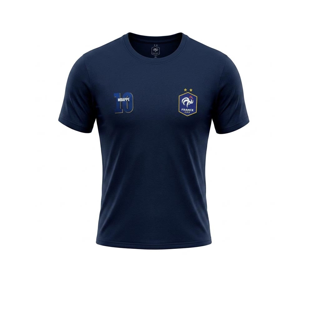 ALL STAR PARTNER France Team Mbappe No.10 Men's Football T-Shirt Supersports Thailand
