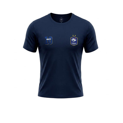 ALL STAR PARTNER France Team Mbappe No.10 Men's Football T-Shirt