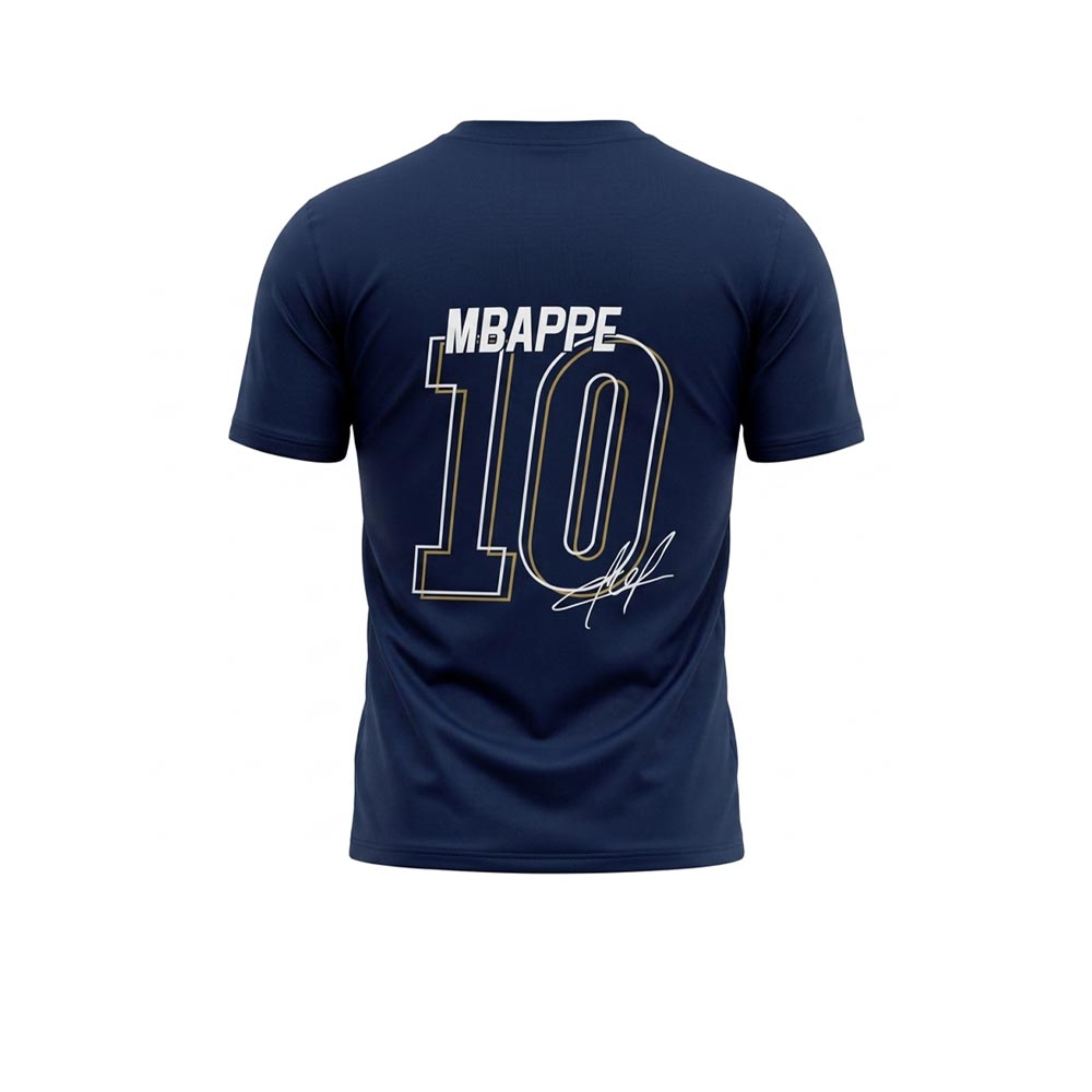 ALL STAR PARTNER France Team Mbappe No.10 Men's Football T-Shirt Supersports Thailand