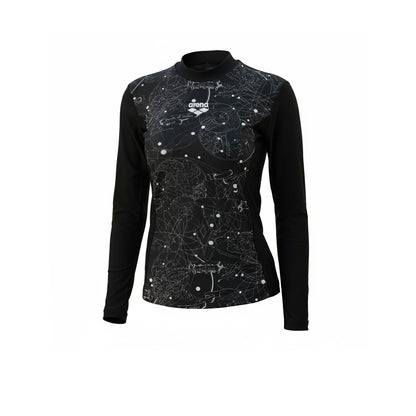 ARENA Black Long Sleeve Women's Rashguard - Supersports Thailand