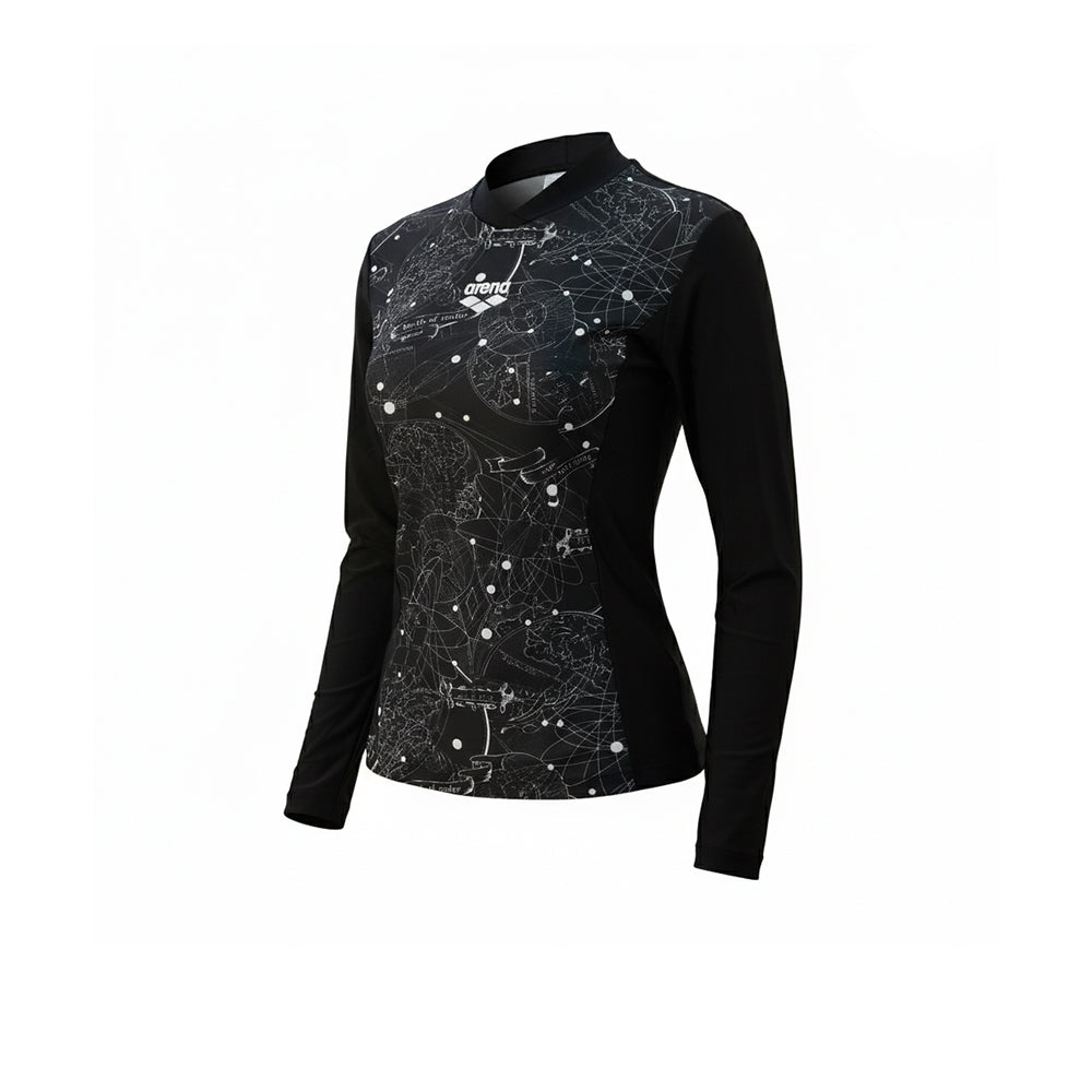 ARENA Black Long Sleeve Women's Rashguard - Supersports Thailand Supersports Thailand
