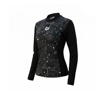 ARENA Black Long Sleeve Women's Rashguard - Supersports Thailand