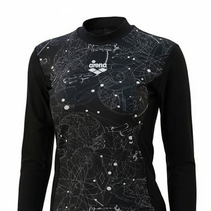 ARENA Black Long Sleeve Women's Rashguard - Supersports Thailand