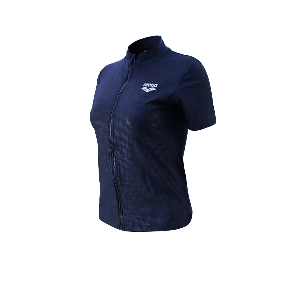 ARENA Navy Short Sleeve Women's Rashguard - Supersports Thailand