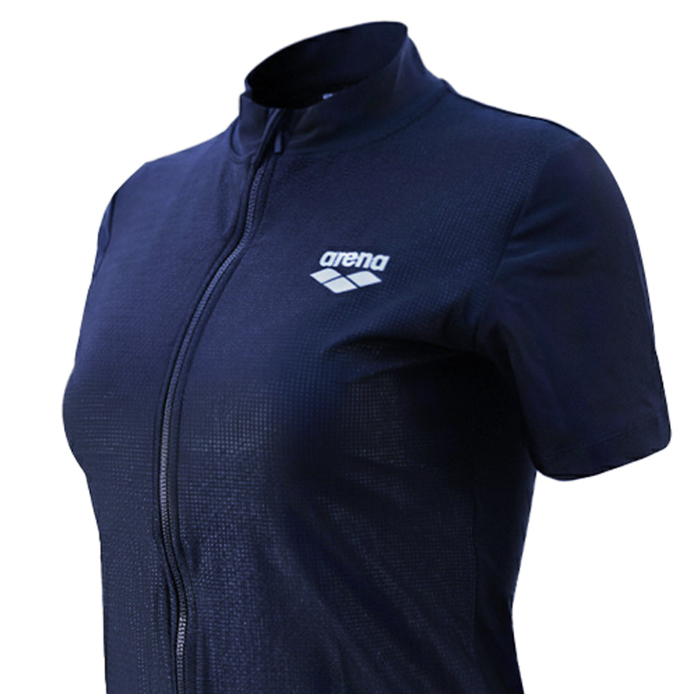 ARENA Navy Short Sleeve Women's Rashguard - Supersports Thailand