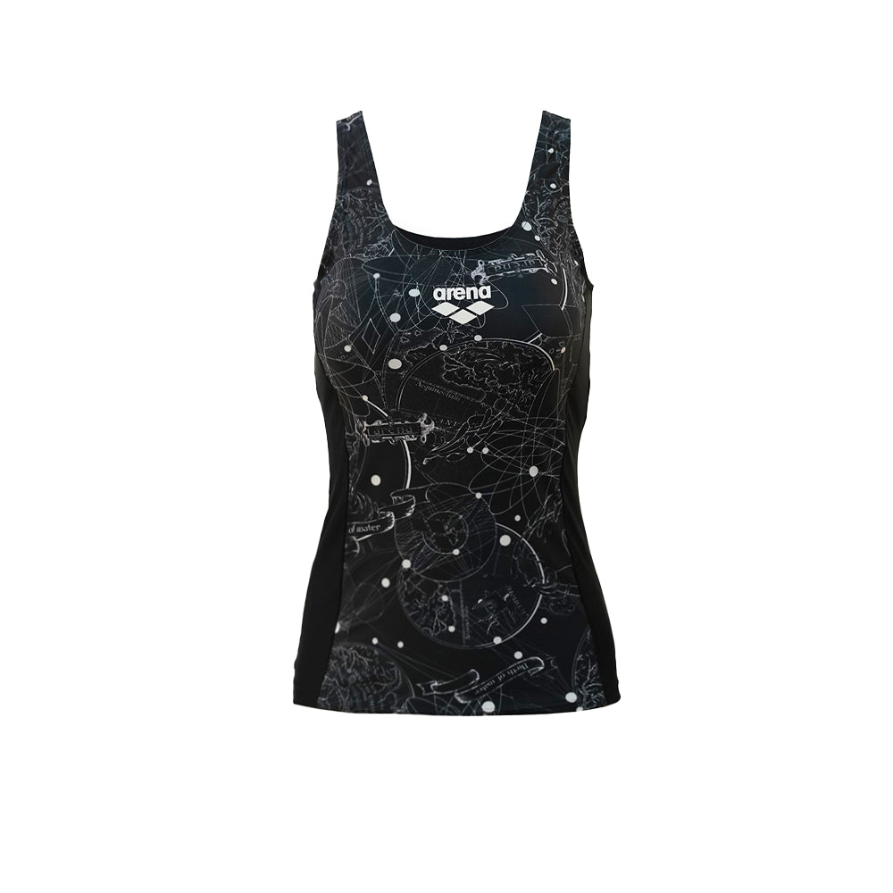 ARENA Black Sleeveless Women's Rashguard - Supersports Thailand