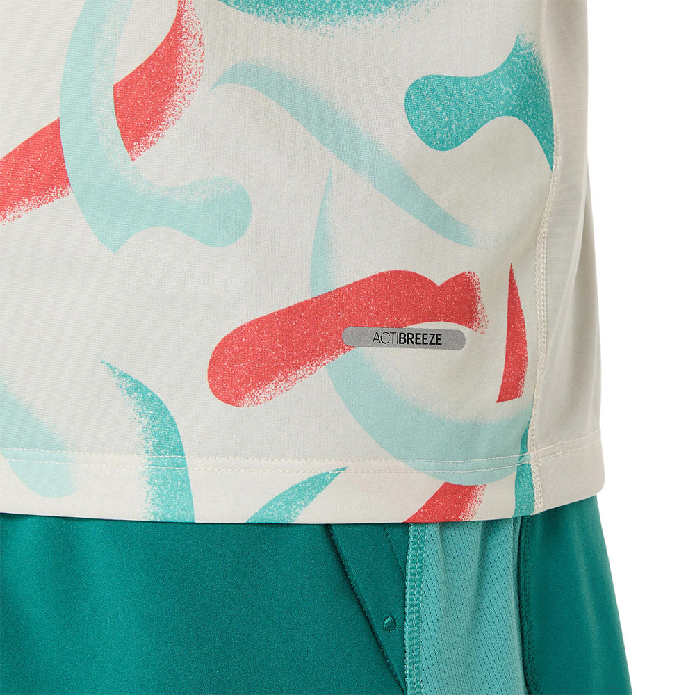 ASICS Road All Over Print เสื้อกล้ามวิ่งผู้ชาย