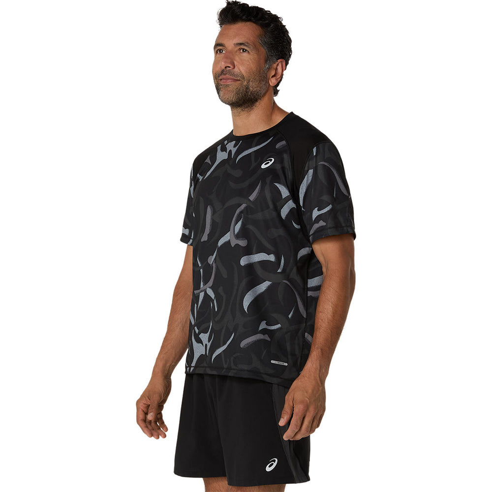 ASICS Road All Over Print Men's Running T-Shirt