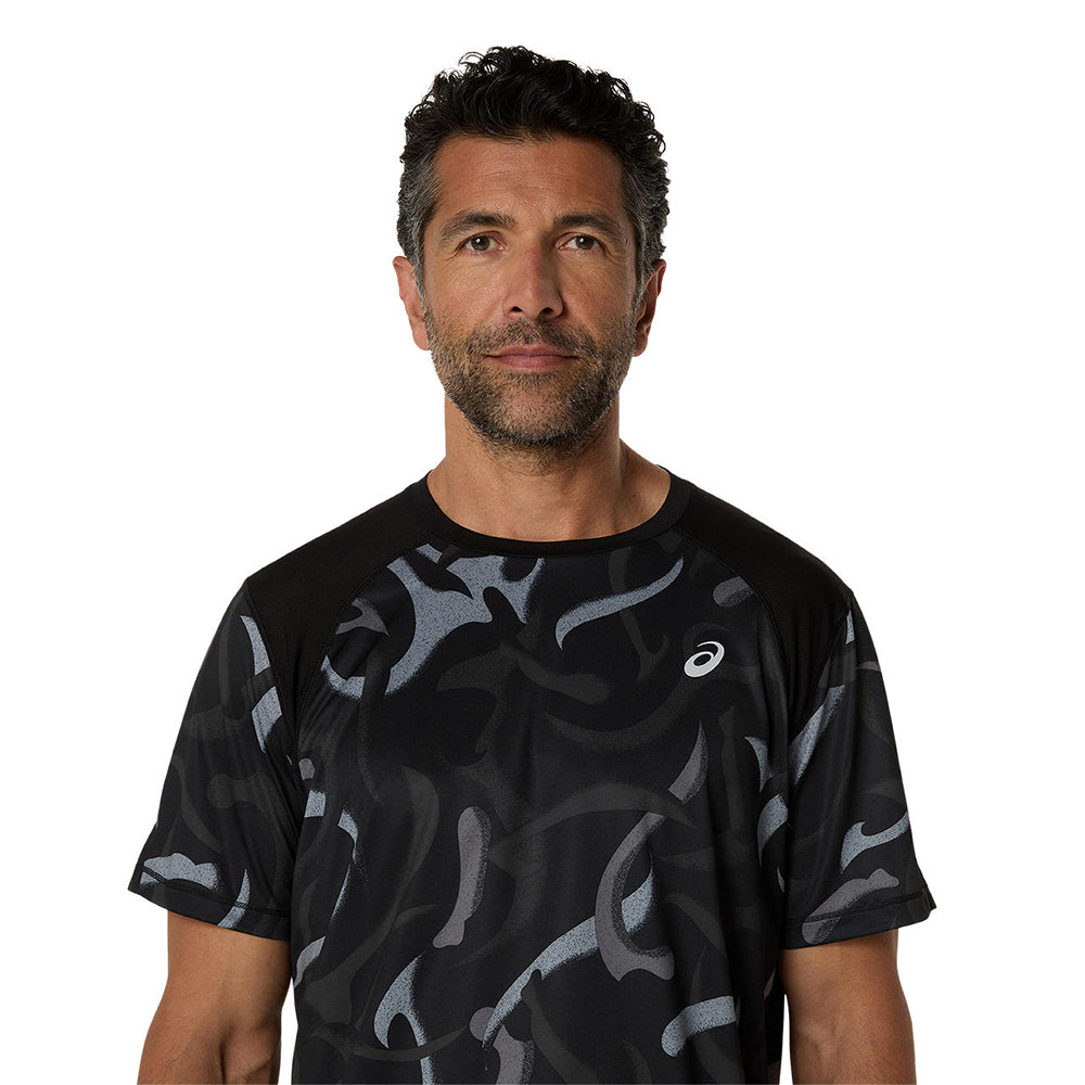 ASICS Road All Over Print Men's Running T-Shirt
