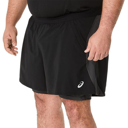 ASICS Road 2N1 5In กางเกงวิ่งขาสั้นผู้ชาย