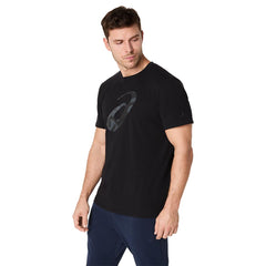 ASICS Spiral Logo Graphic Cotton Blend Tee Men's Running T-Shirt