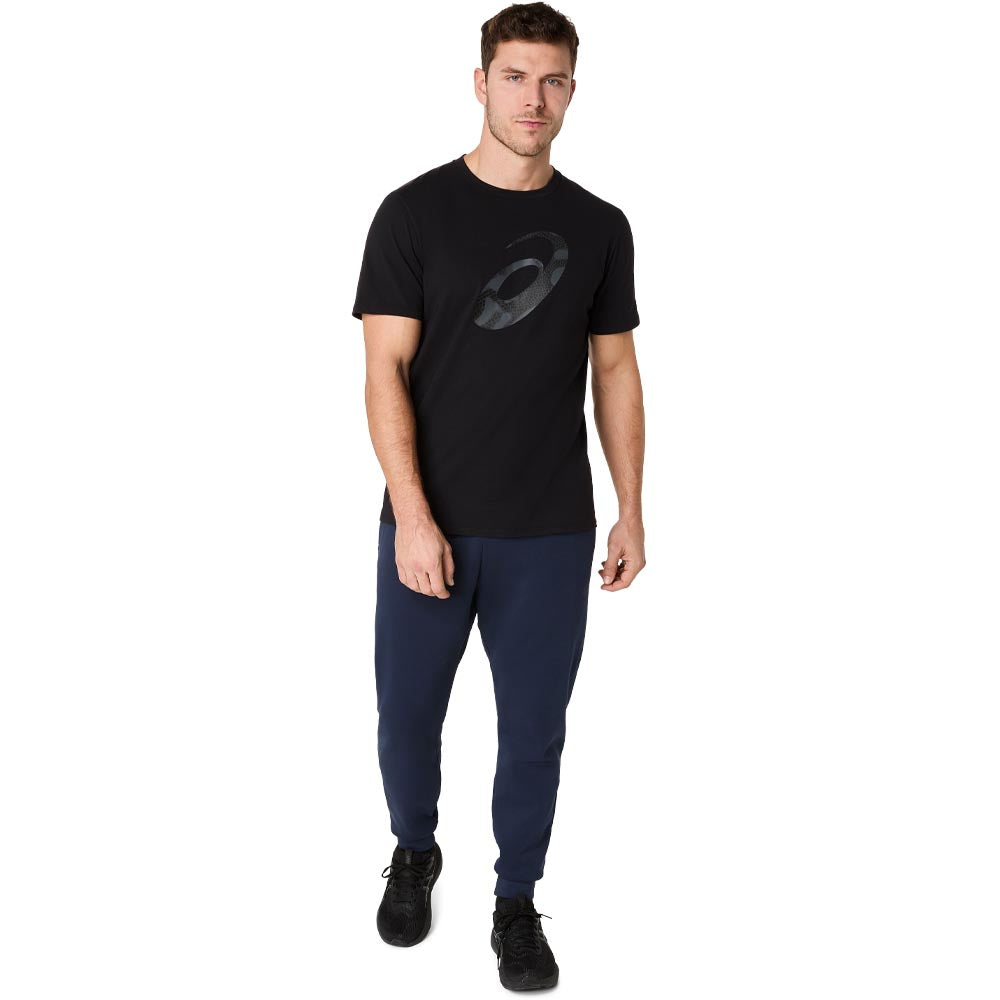 ASICS Spiral Logo Graphic Cotton Blend Tee Men's Running T-Shirt