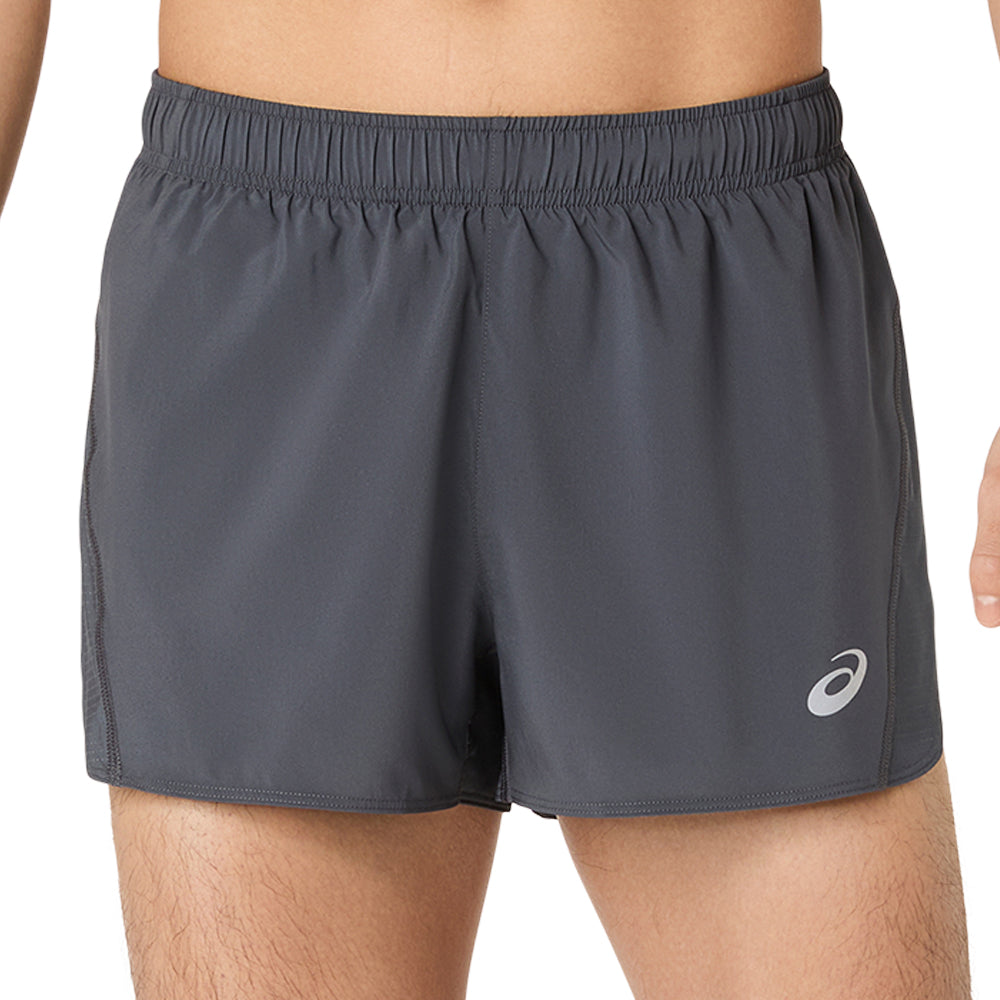 ASICS Silver Split Men's Running Shorts - Supersports Thailand