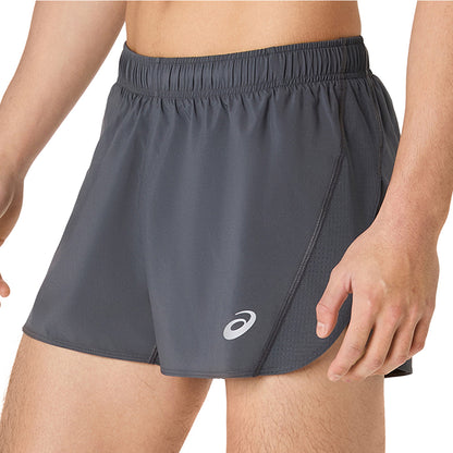 ASICS Silver Split Men's Running Shorts - Supersports Thailand