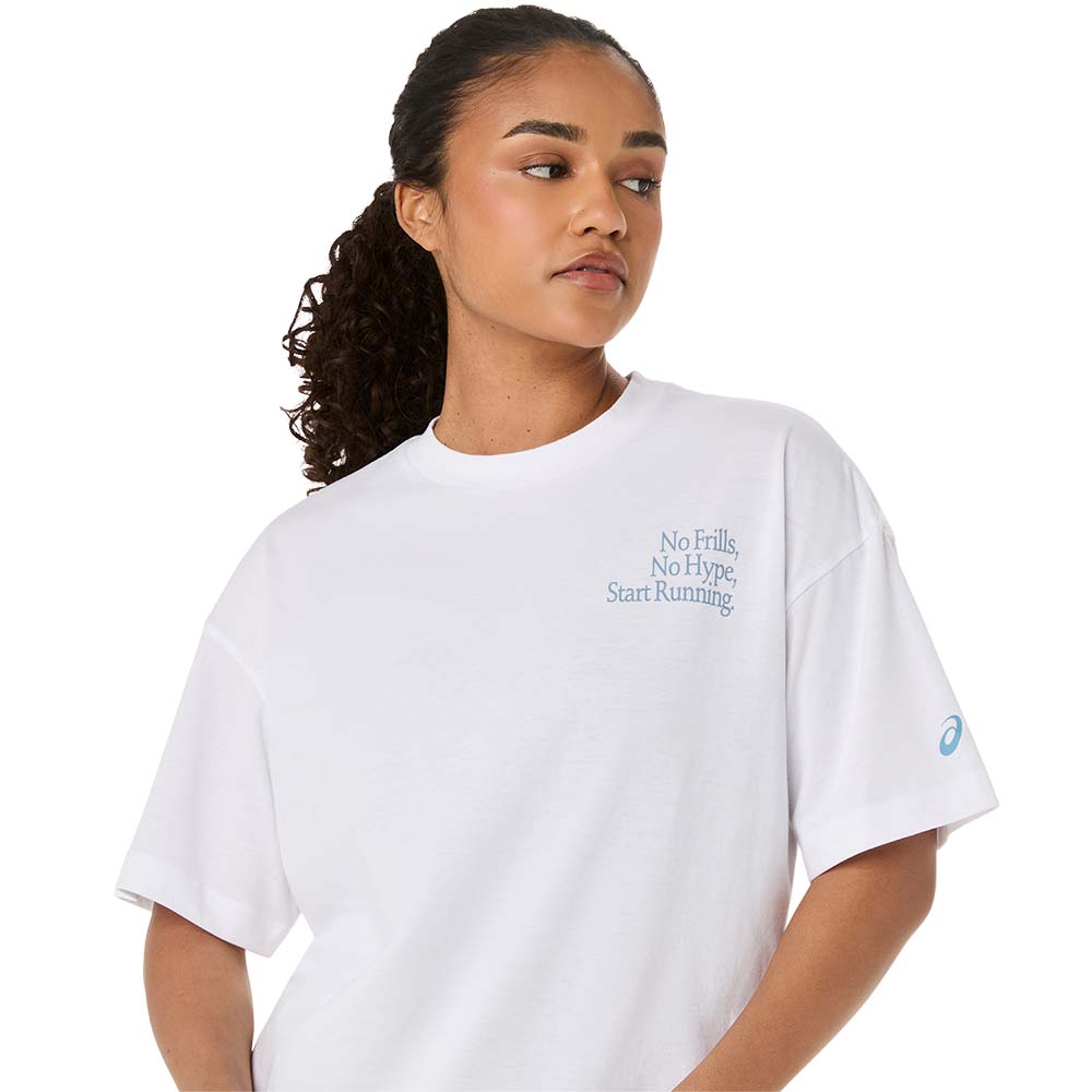 ASICS Runner Message Graphic Relaxed Women's Running T-Shirt - Supersports Thailand Supersports Thailand