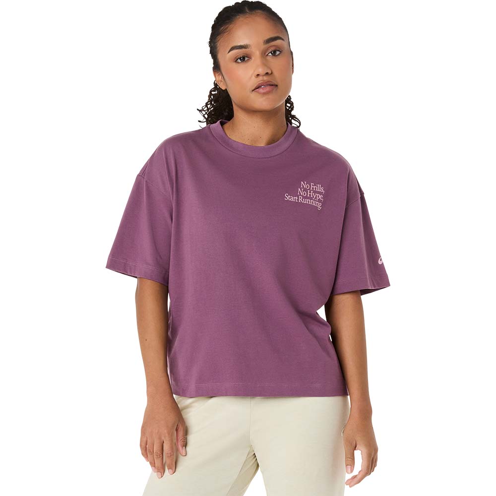 ASICS Runner Message Graphic Relaxed Women's Running T-Shirt - Supersports Thailand