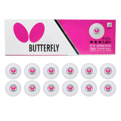 BUTTERFLY 3 Star A40 Table Tennis Ball (12 Balls)