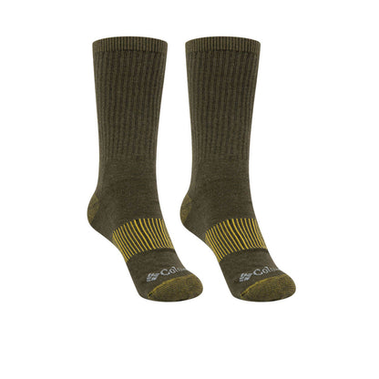 COLUMBIA Heather Ribbed Half Cushioned Crew Men's Socks (4 Pairs)