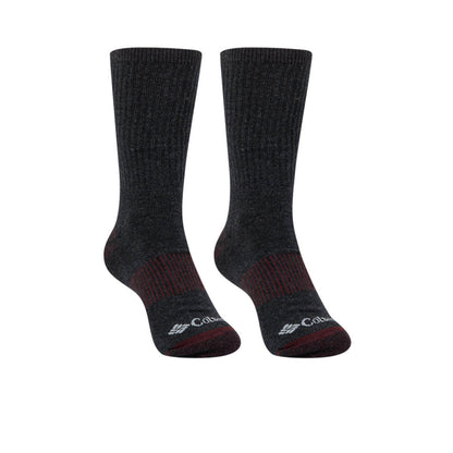 COLUMBIA Heather Ribbed Half Cushioned Crew Men's Socks (4 Pairs)