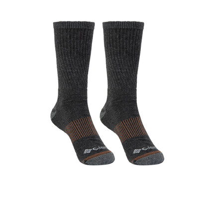 COLUMBIA Heather Ribbed Half Cushioned Crew Men's Socks (4 Pairs)