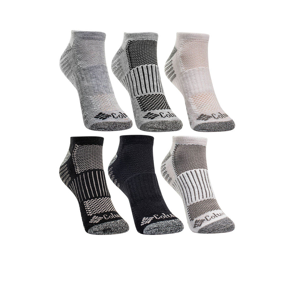 COLUMBIA Fashion Crew With Pique Footbed Women's Socks (6 Pairs) - Supersports Thailand