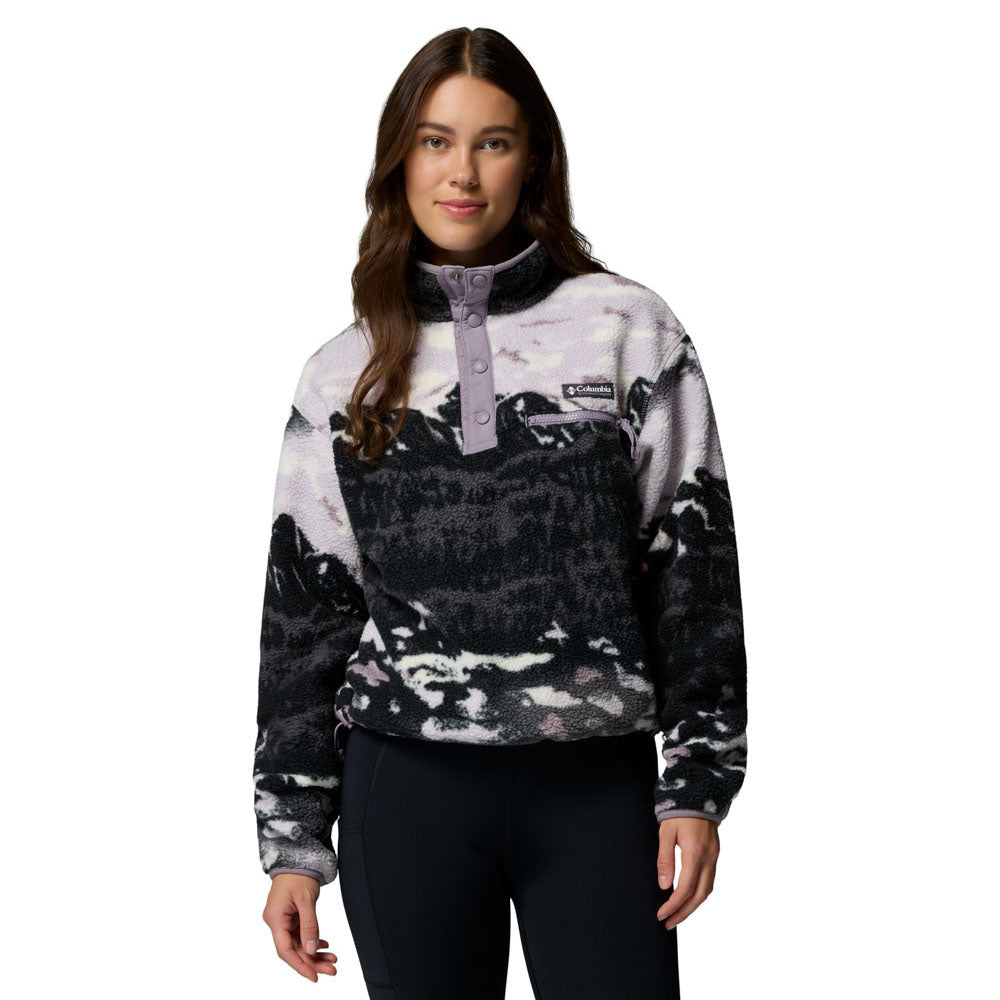 COLUMBIA Helvetia™ II Printed Cropped Half Snap เสื้อลำลองแขนยาวผู้หญิง