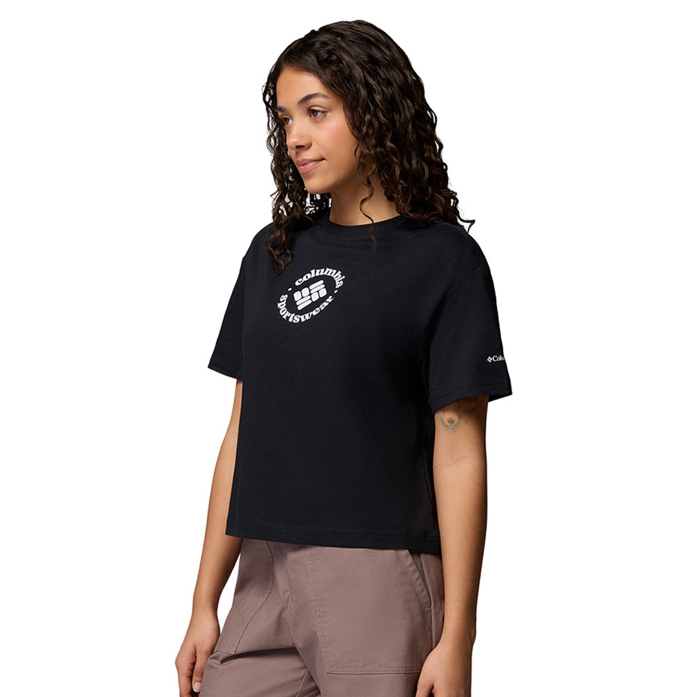 COLUMBIA Rolling Bend™ Graphic Relaxed Crop Women's T-Shirt - Supersports Thailand