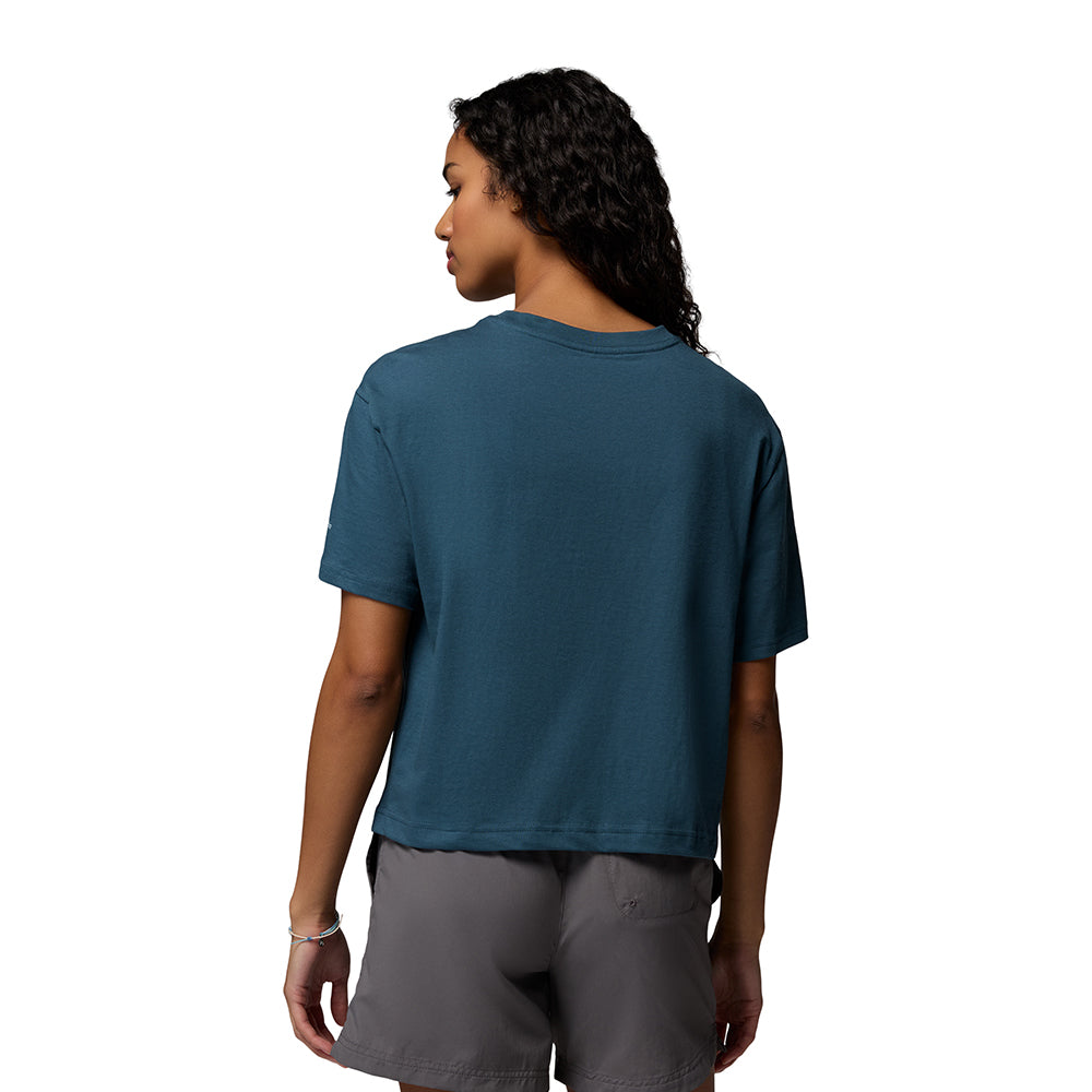 COLUMBIA Rolling Bend™ Graphic Relaxed Crop Women's T-Shirt - Supersports Thailand Supersports Thailand