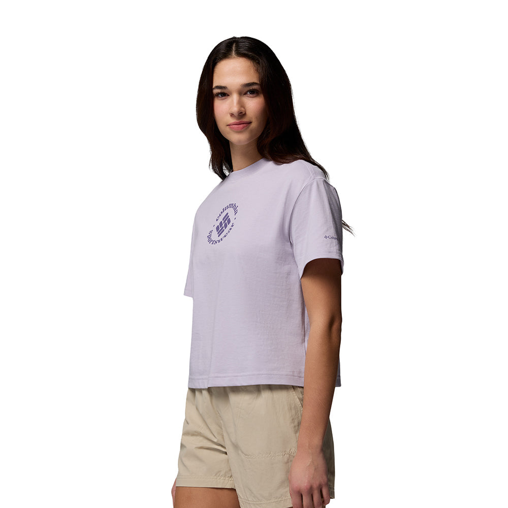 COLUMBIA Rolling Bend™ Graphic Relaxed Crop Women's T-Shirt - Supersports Thailand Supersports Thailand
