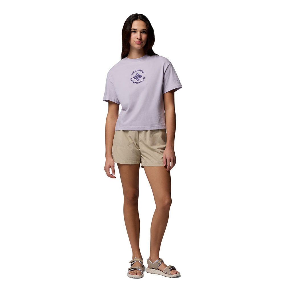 COLUMBIA Rolling Bend™ Graphic Relaxed Crop Women's T-Shirt - Supersports Thailand Supersports Thailand