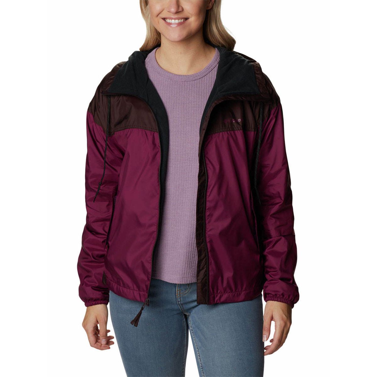 COLUMBIA Flash Challenger Fleece Lined Windbreaker Women's Hiking Jacket - Supersports Thailand Supersports Thailand
