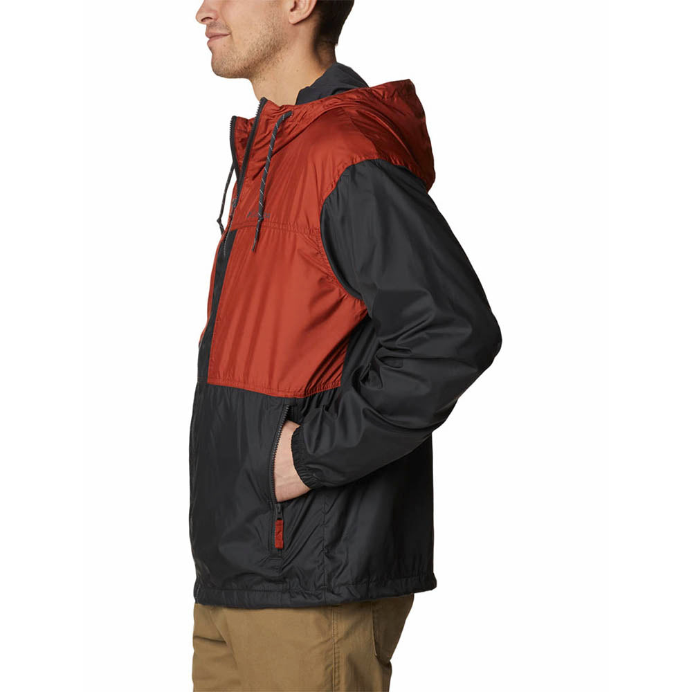 COLUMBIA Flash Challenger Lined Windbreaker เสื้อแจ็คเก็ตเดินป่าผู้ชาย