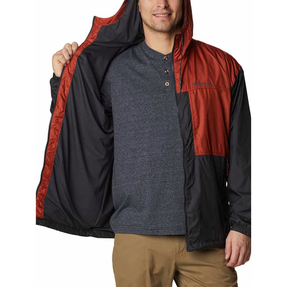 COLUMBIA Flash Challenger Lined Windbreaker เสื้อแจ็คเก็ตเดินป่าผู้ชาย