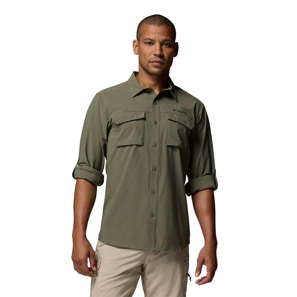 COLUMBIA Silver Ridge Elite Long Sleeve Woven เสื้อเดินป่าผู้ชาย Supersports Thailand