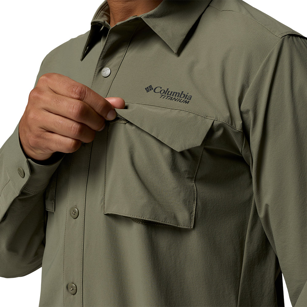 COLUMBIA Silver Ridge Elite Long Sleeve Woven เสื้อเดินป่าผู้ชาย Supersports Thailand
